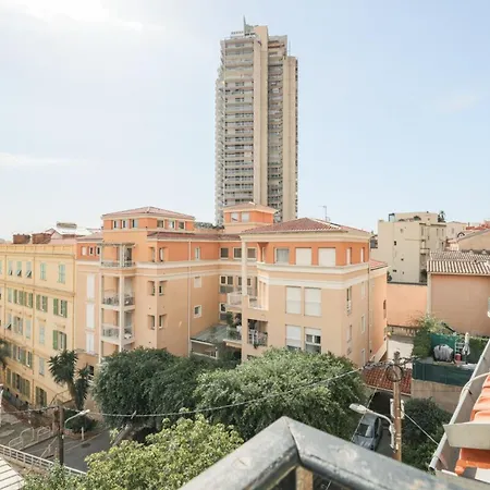 アパート Charming 2 Bedroom Sea View 100m From Monaco *